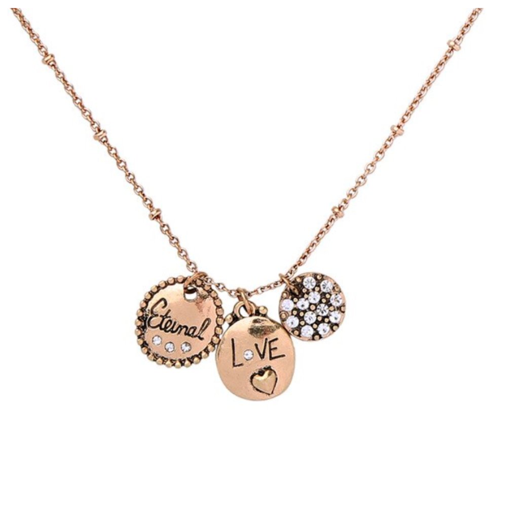 Love Eternal Gold Necklace 30$
